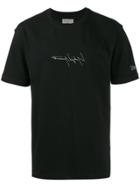 Yohji Yamamoto New Era Print T-shirt - Black