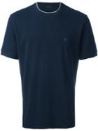 Z Zegna Pique T-shirt, Men's, Size: Xxl, Blue, Cotton