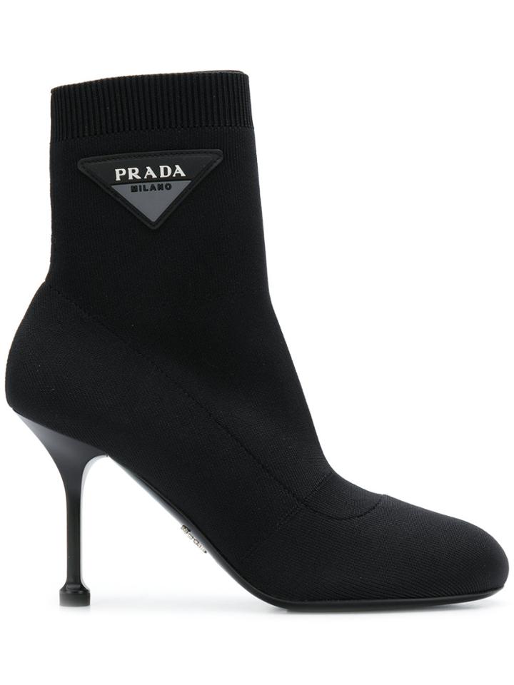 Prada High Ankle Boots - Black