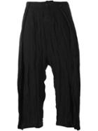 Lost & Found Ria Dunn Cropped Trousers, Men's, Size: L, Black, Cotton/hemp/steel