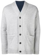Pringle Of Scotland Reversible Quilted Cardigan - Grey