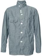 Engineered Garments Chambray Shirt Jacket, Men's, Size: Large, Blue, Cotton