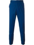 Kenzo Tapered Trousers, Men's, Size: 52, Blue, Cotton/spandex/elastane