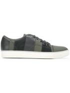 Lanvin Panelled Sneakers - Green