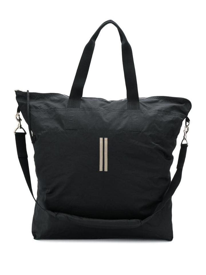 Rick Owens Drkshdw Logo Detail Shoulder Bag - Black