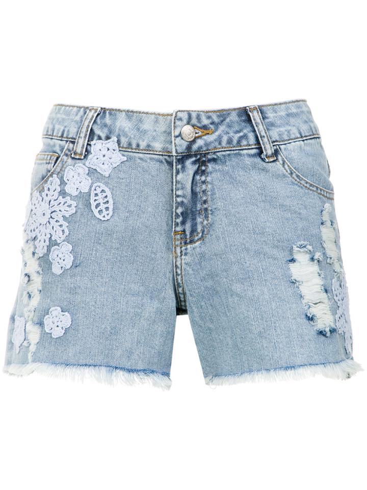 Cecilia Prado Denim Shorts - Blue