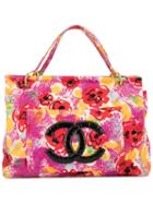 Chanel Pre-owned 1997's Pain Print Tote - Multicolour