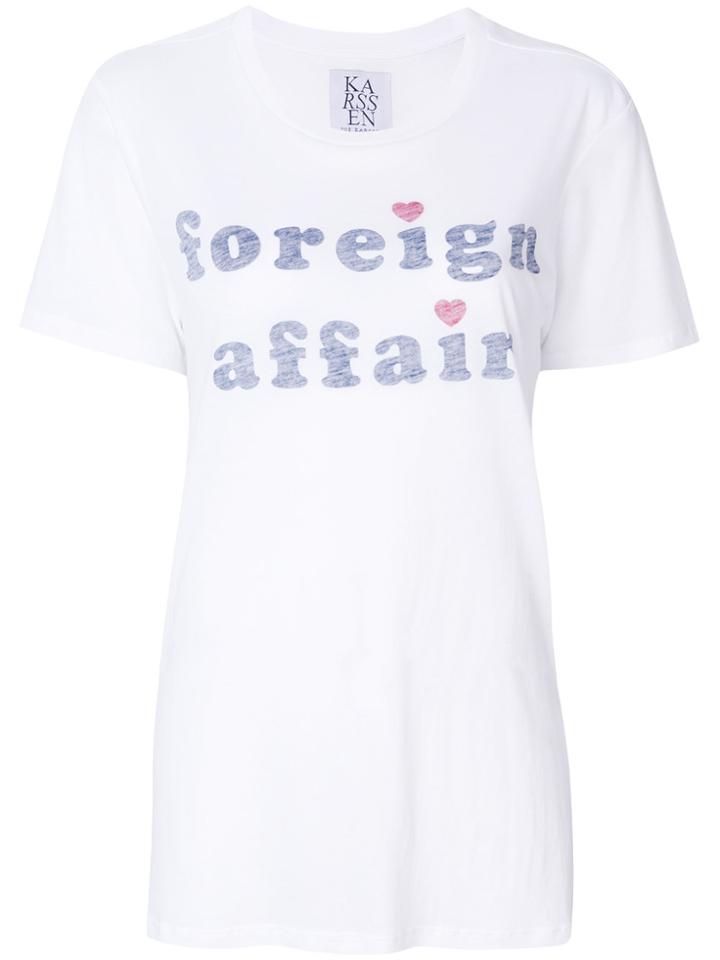 Zoe Karssen Foreign Affair T-shirt - White