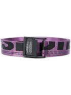 Diesel Logo Tape Belt - Purple