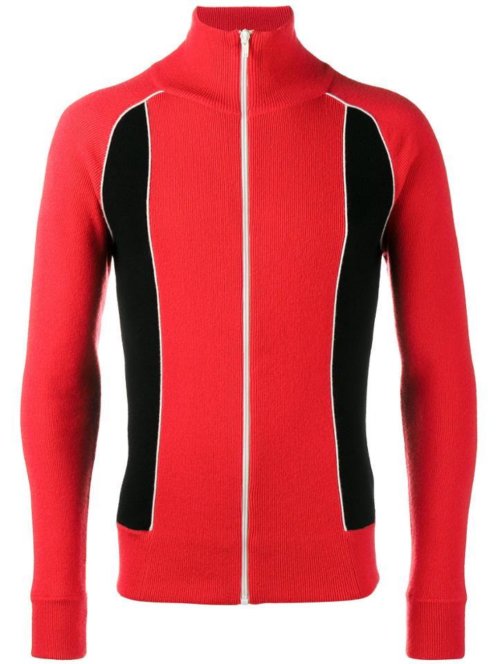 Valentino Zipped Jumper - Red