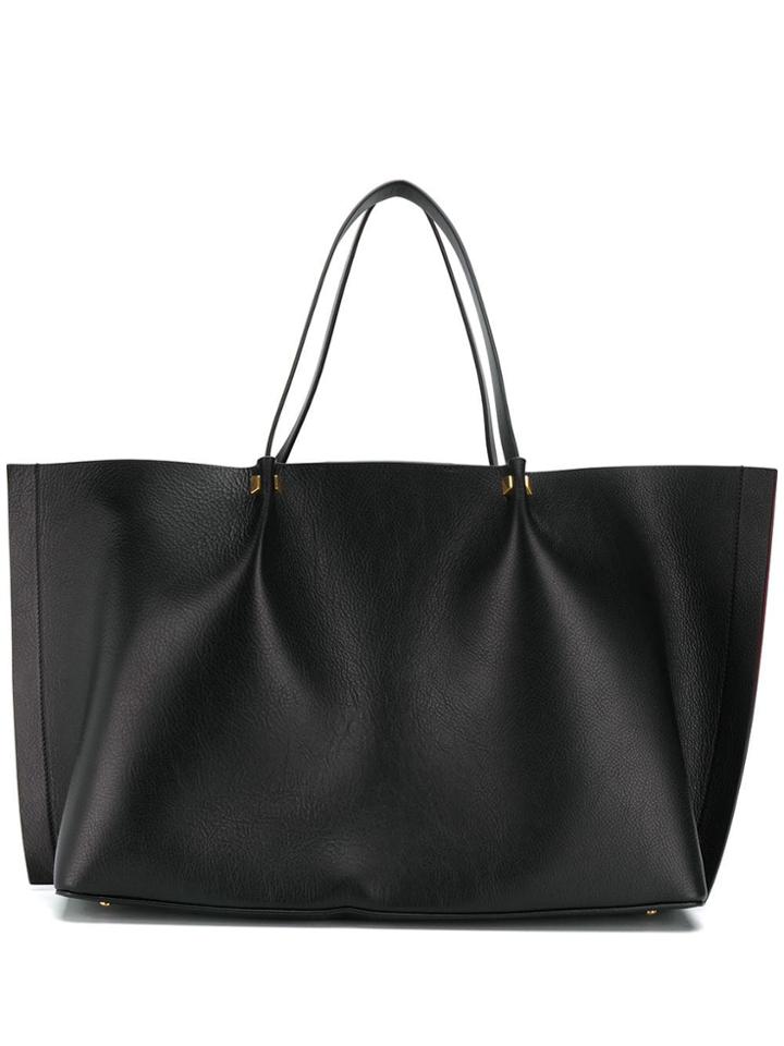 Valentino Valentino Garavani Go Logo Large Shopper - Black