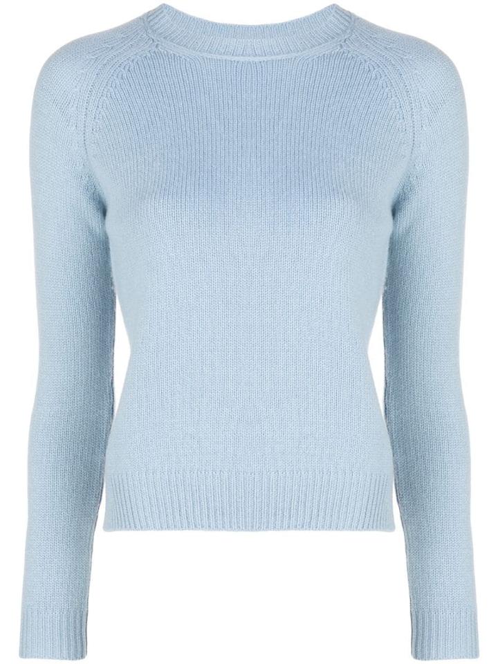 Alexandra Golovanoff Fitted Knit Jumper - Blue