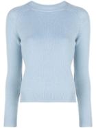 Alexandra Golovanoff Fitted Knit Jumper - Blue