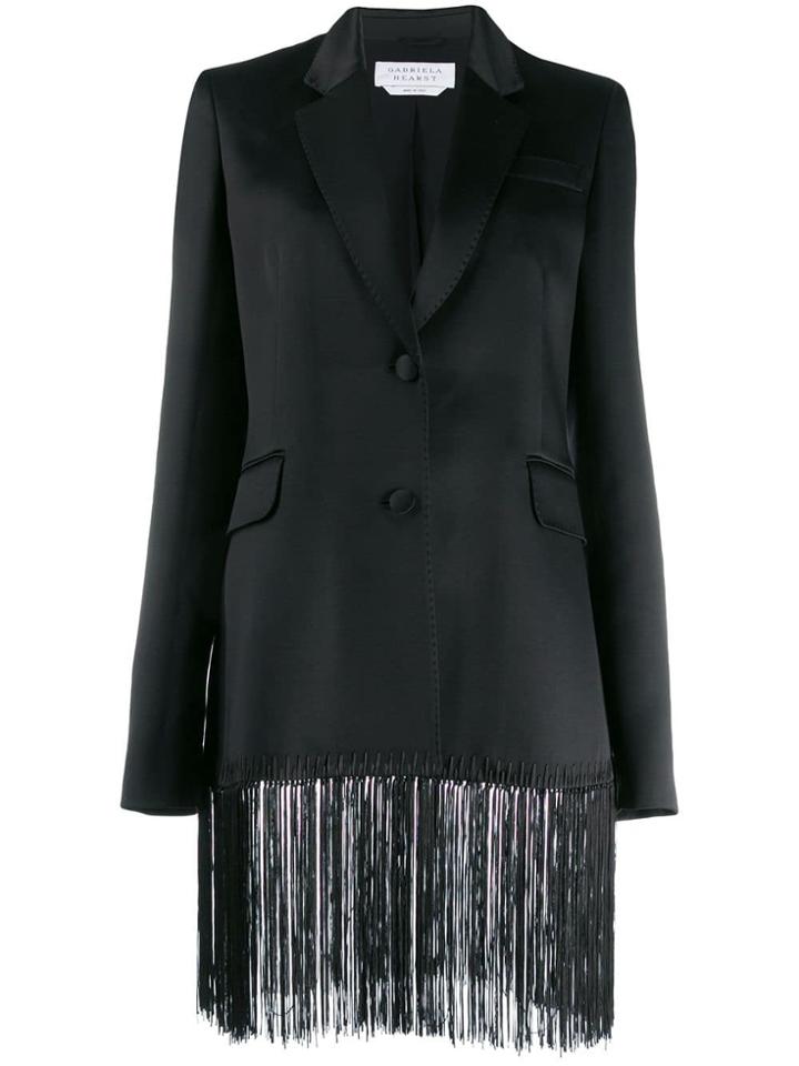 Gabriela Hearst Fringed Jose Blazer - Black