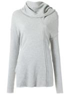 Uma Raquel Davidowicz Panelled Sweater - Grey