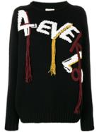 Wunderkind Crew Neck Knitted Jumper - Black