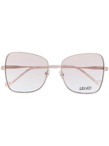 Liu Jo Oversized Frame Sunglasses - Metallic