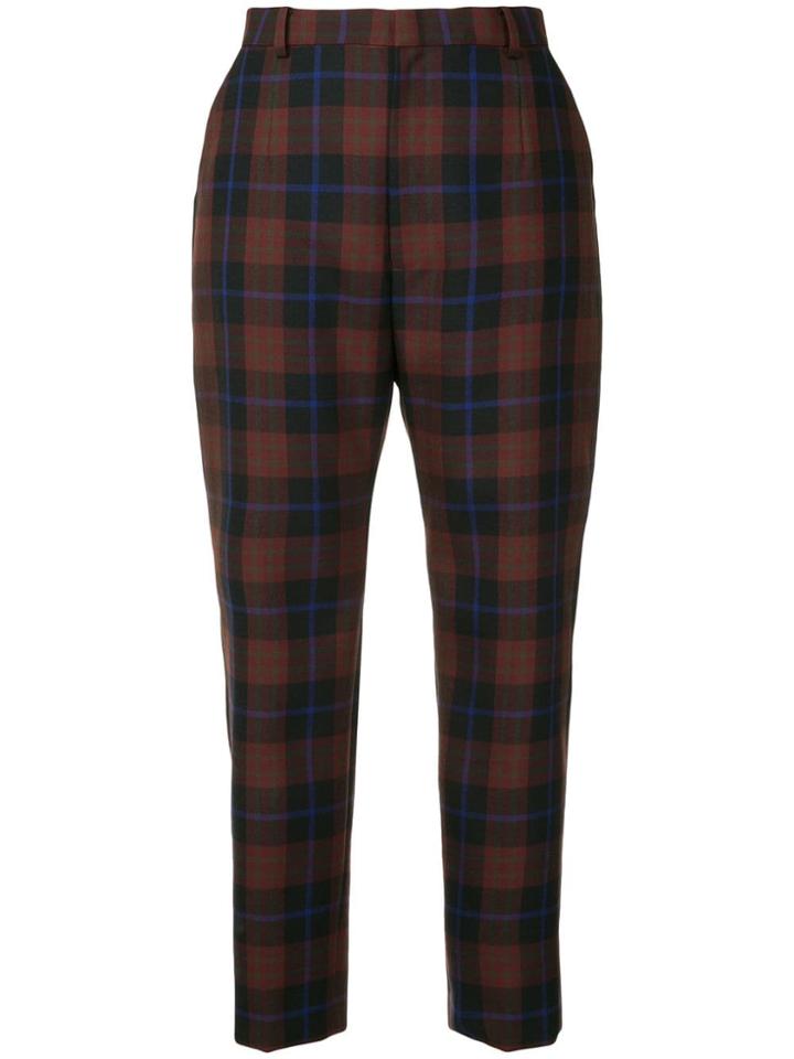 Le Ciel Bleu Checked Cropped Trousers - Multicolour