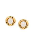 Chanel Vintage 1980's Oversized Clip-on Earrings - Gold