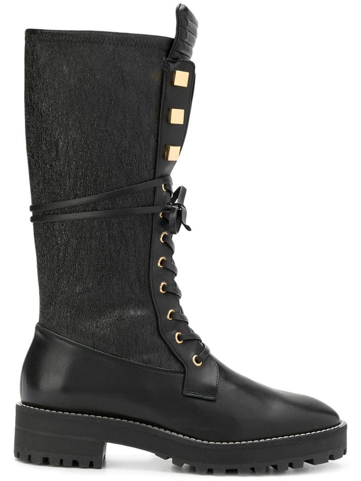 Stuart Weitzman Elspeth Turin Boots - Black