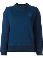 Dsquared2 Cropped Sweater, Women's, Size: Xxs, Blue, Cotton