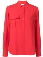 Calvin Klein Chest Pocket Shirt - Red