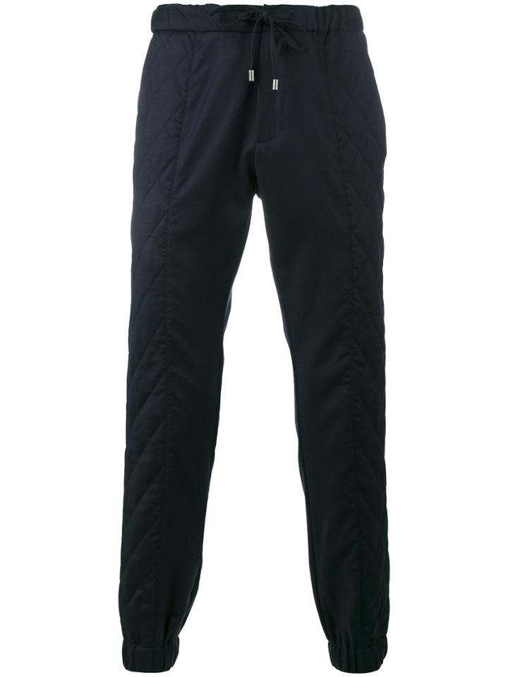 Etro Quilted Panel Track Pants - Blue