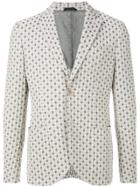 Giorgio Armani Checked Blazer - Nude & Neutrals