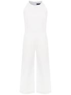 Andrea Marques Panelled Cachecoeur Jumpsuit - White
