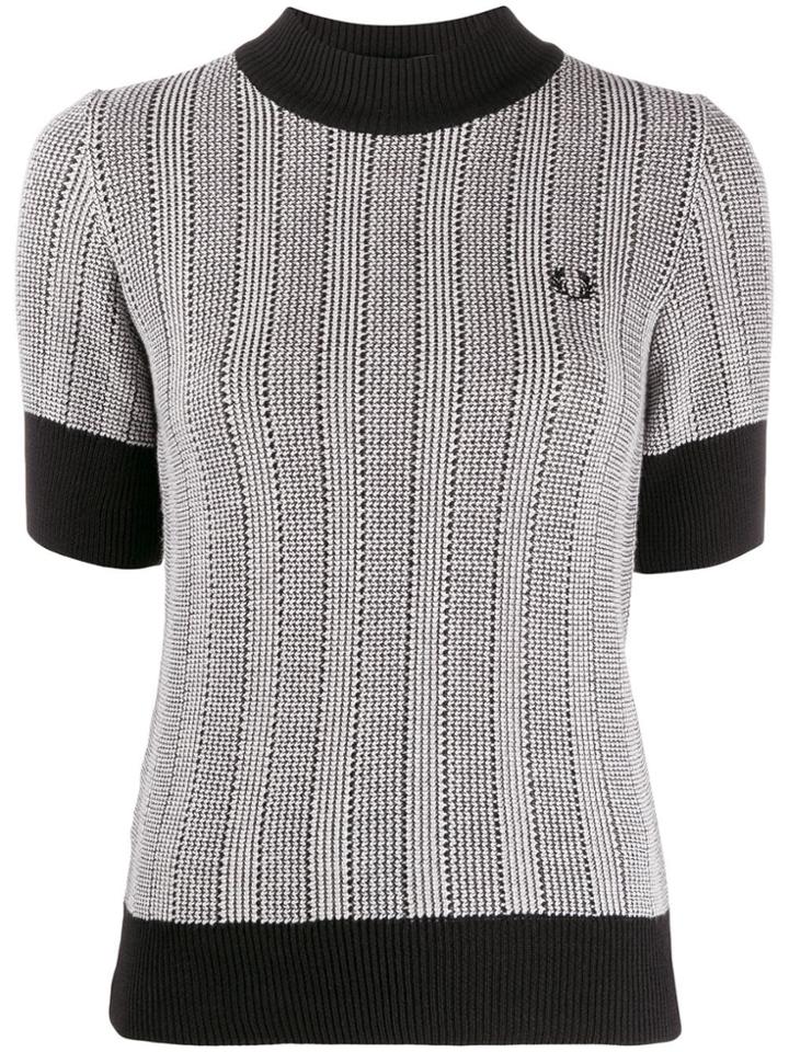 Fred Perry Embroidered Logo Jumper - Black