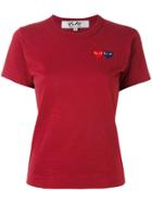 Comme Des Garçons Play Heart Patch T-shirt - Red