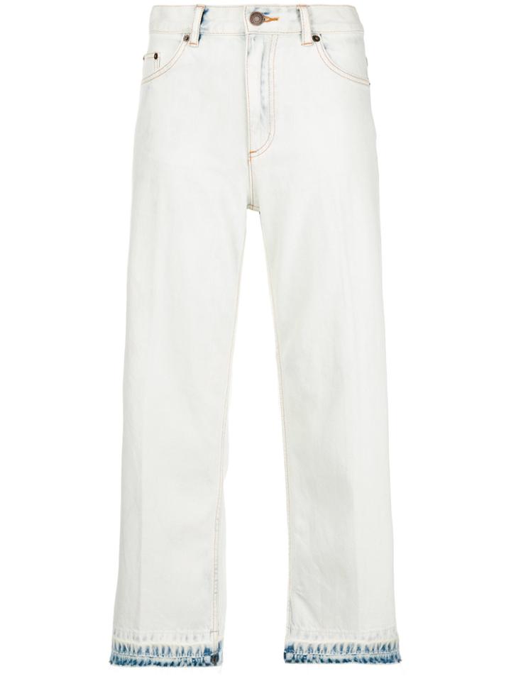 Marc Jacobs Cropped Denim Jeans - Blue