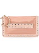Red Valentino Crystal Embellished Clutch Bag - Pink & Purple