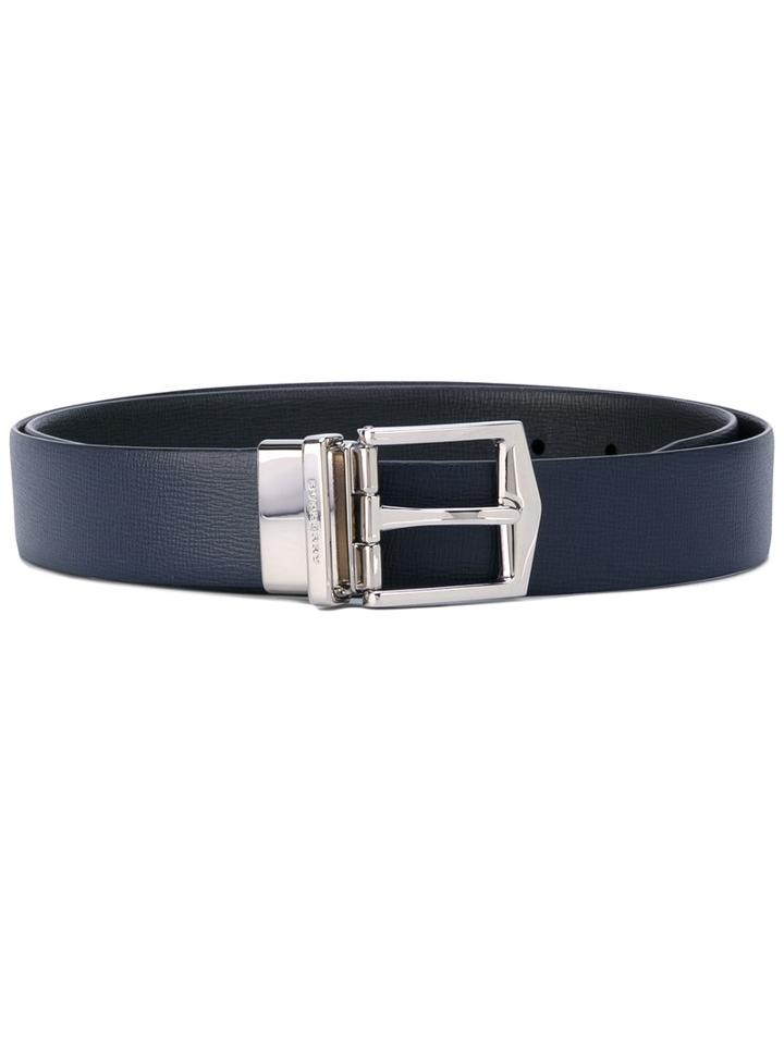 Burberry - Classic Belt - Men - Leather - One Size, Blue, Leather