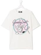 Jeremy Scott Junior Logo Print T-shirt - White
