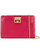 Givenchy Flat Grained Evening Clutch - Pink & Purple