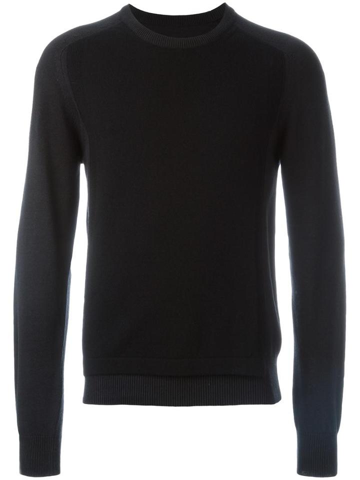 Maison Margiela Colour Block Sweater, Men's, Size: Medium, Blue, Cotton/linen/flax/wool/cashmere