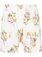 Zambesi Floral Print Shorts - White