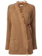 Liu Jo Wrap Front Cardigan - Brown