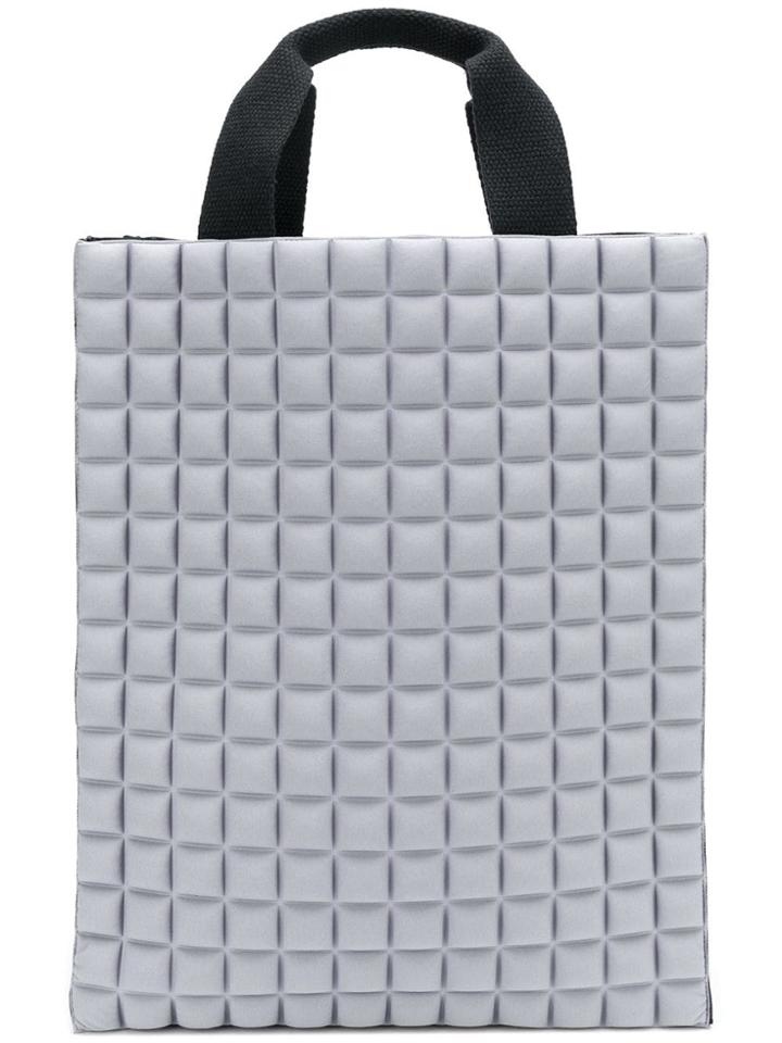 No Ka' Oi Quilted Shopper Tote - Grey