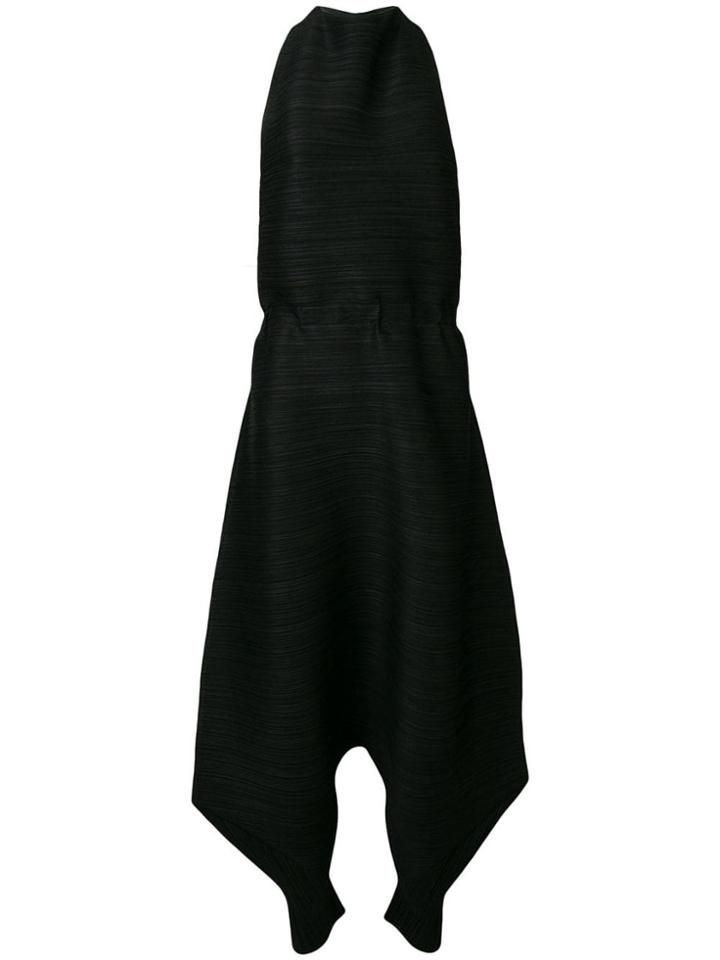 Pleats Please By Issey Miyake Baggy Pleated Jumpsuit - Black