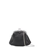 Yohji Yamamoto Pre-owned 2000s Kiss Lock Chain Clutch - Black
