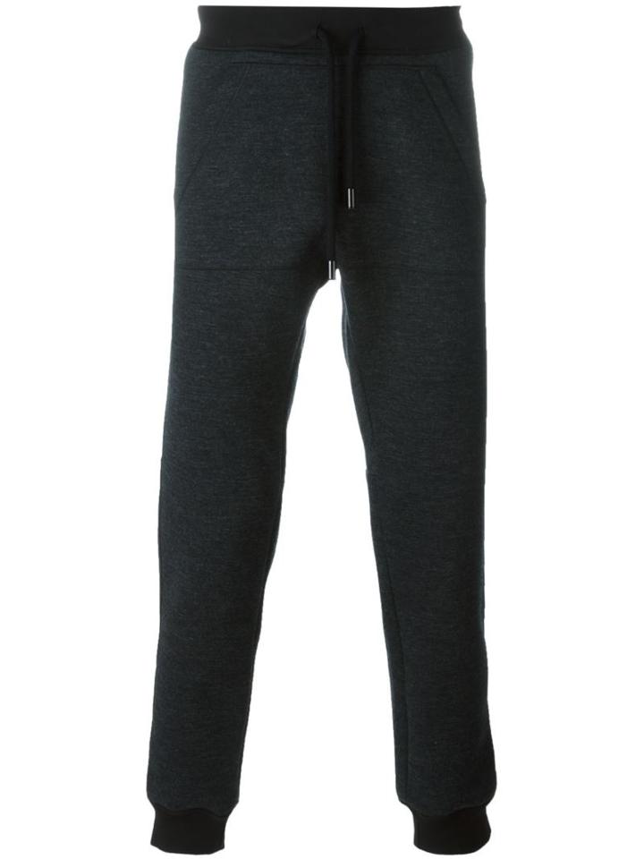 Dsquared2 Drawstring Track Pants, Men's, Size: Large, Grey, Acrylic/polyamide/virgin Wool