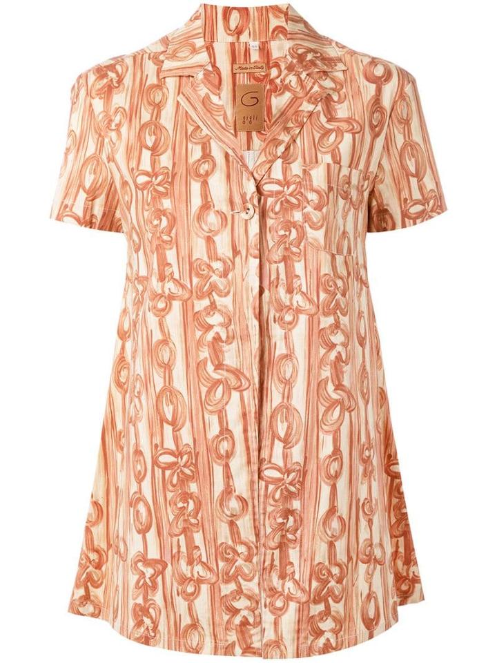 Romeo Gigli Pre-owned Printed A-line Shape Shirt - Yellow