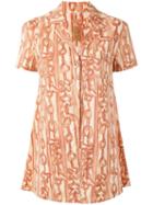 Romeo Gigli Pre-owned Printed A-line Shape Shirt - Yellow