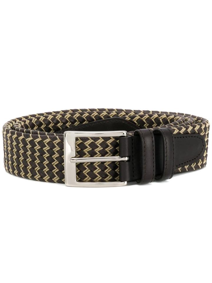 Lardini Woven Style Belt - Brown