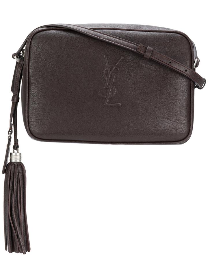 Saint Laurent Lou Shoulder Bag - Brown