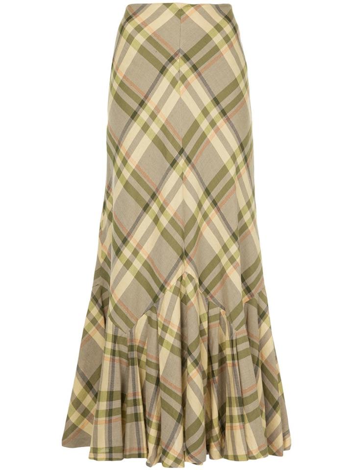 Muller Of Yoshiokubo Cross Long Skirt - Multicolour