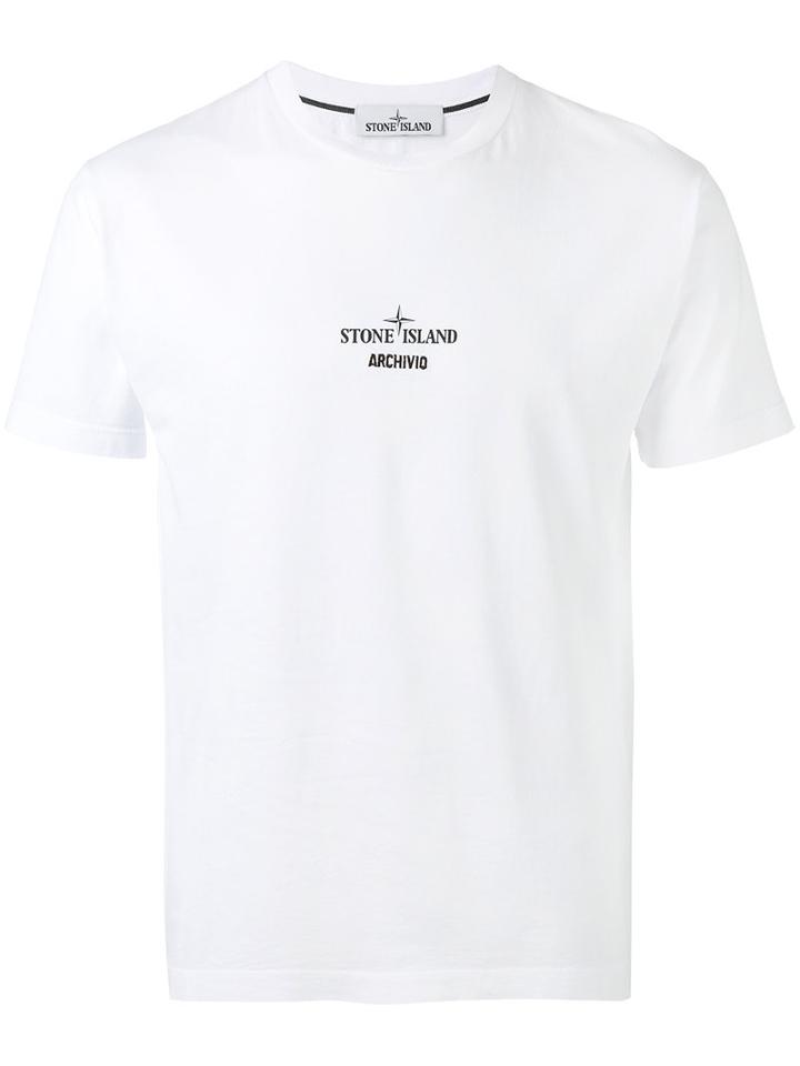 Stone Island - Archivio T-shirt - Men - Cotton - S, White, Cotton