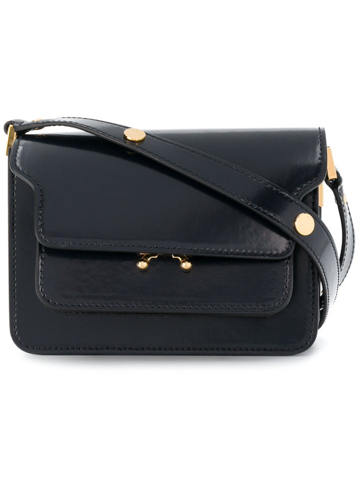 Marni Mini Trunk Shoulder Bag - Blue